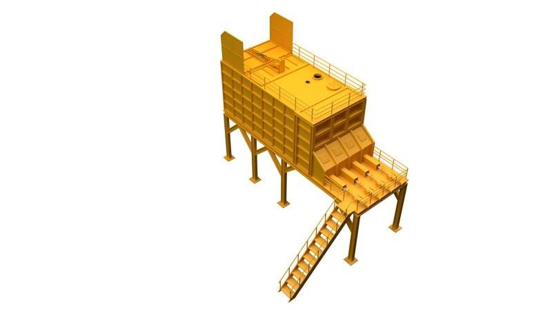Прочный Cuboid бак для хранения шуги, коррозионностойкий танк удерживания шуги